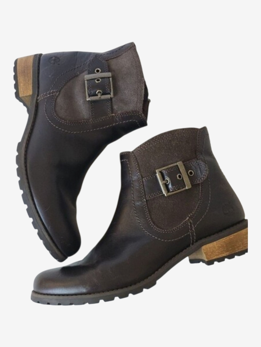 Timberland Earthkeepers Bethel Boots Brown Womens Size 8 Leather Chelsea 8329A